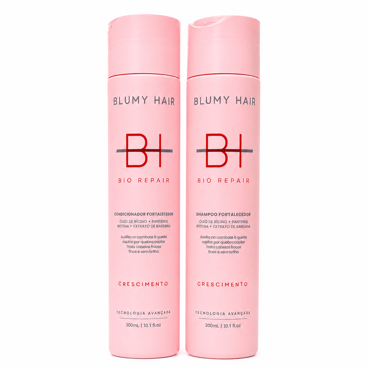 Kit Dupla Blumy Hair Bio Repair: shampoo e condicionador fortalecedores
